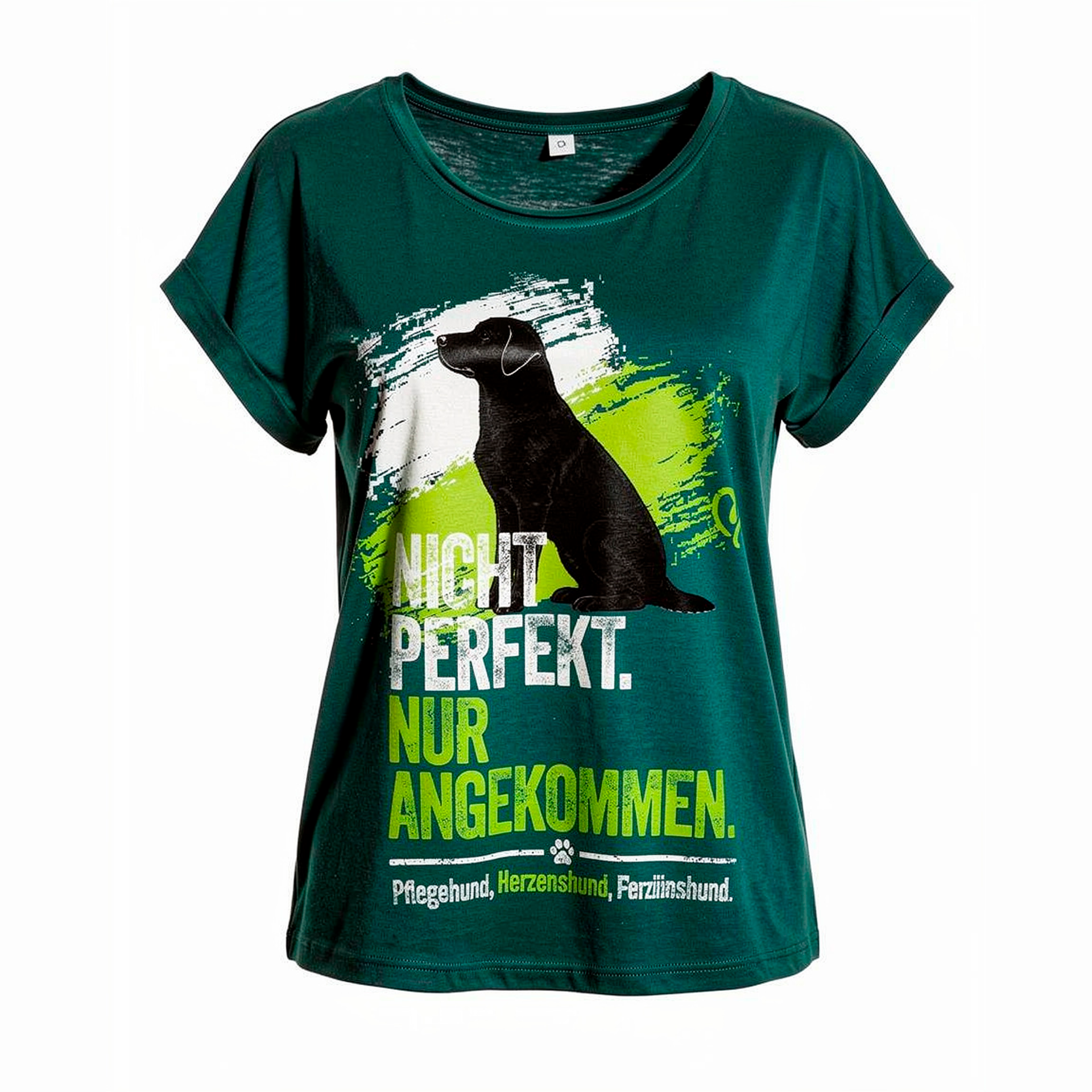 Ladies´ Long Slub Tee – "Nicht perfekt. Nur angekommen."