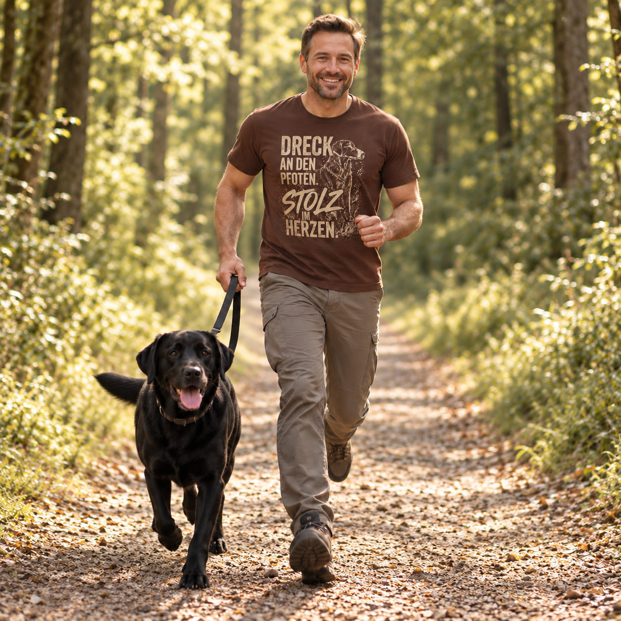 T-Shirt „Dreck an den Pfoten – Stolz im Herzen“ (Damen & Herren)