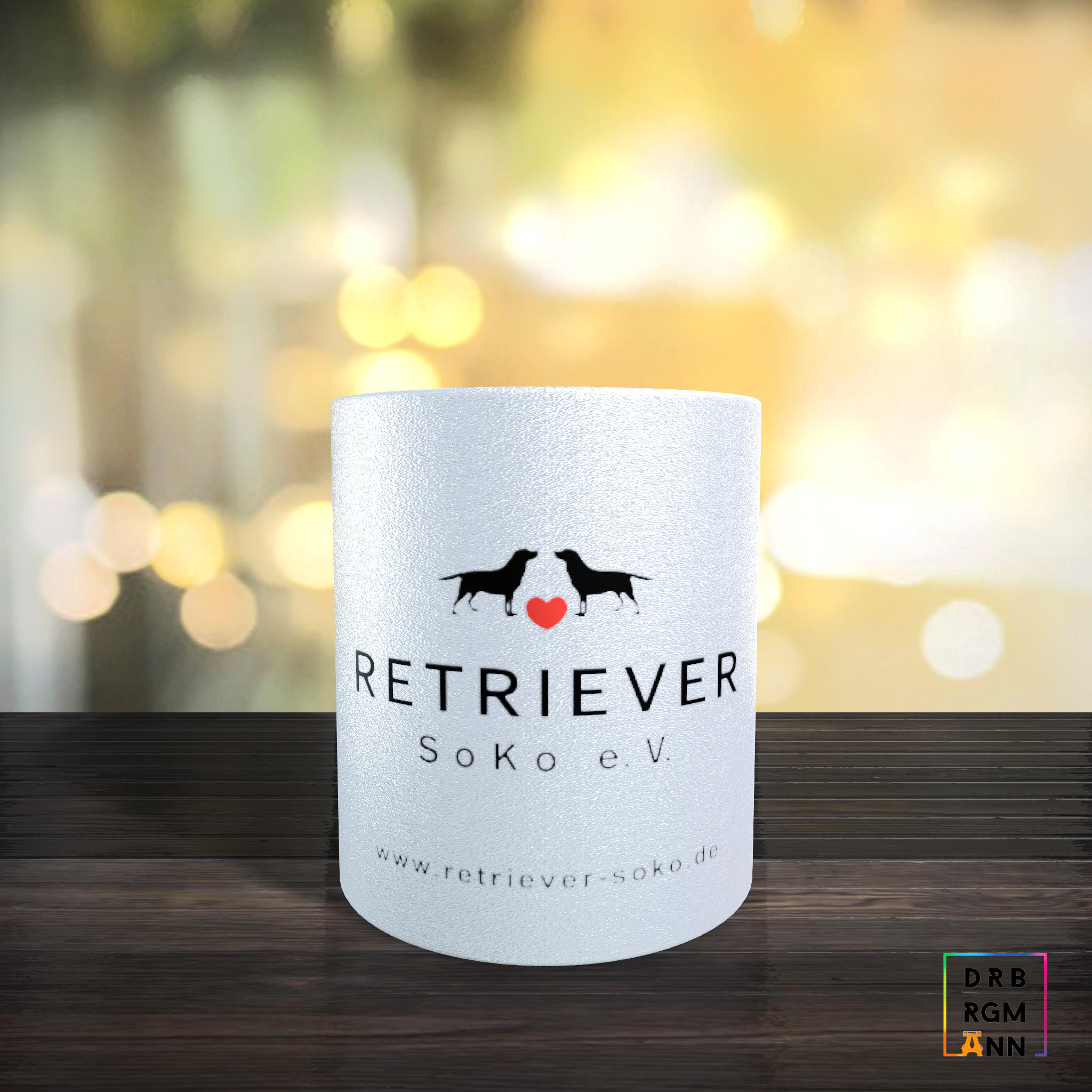 Glitzertasse "Retriever Soko" Glitzertasse "Retriever Soko"