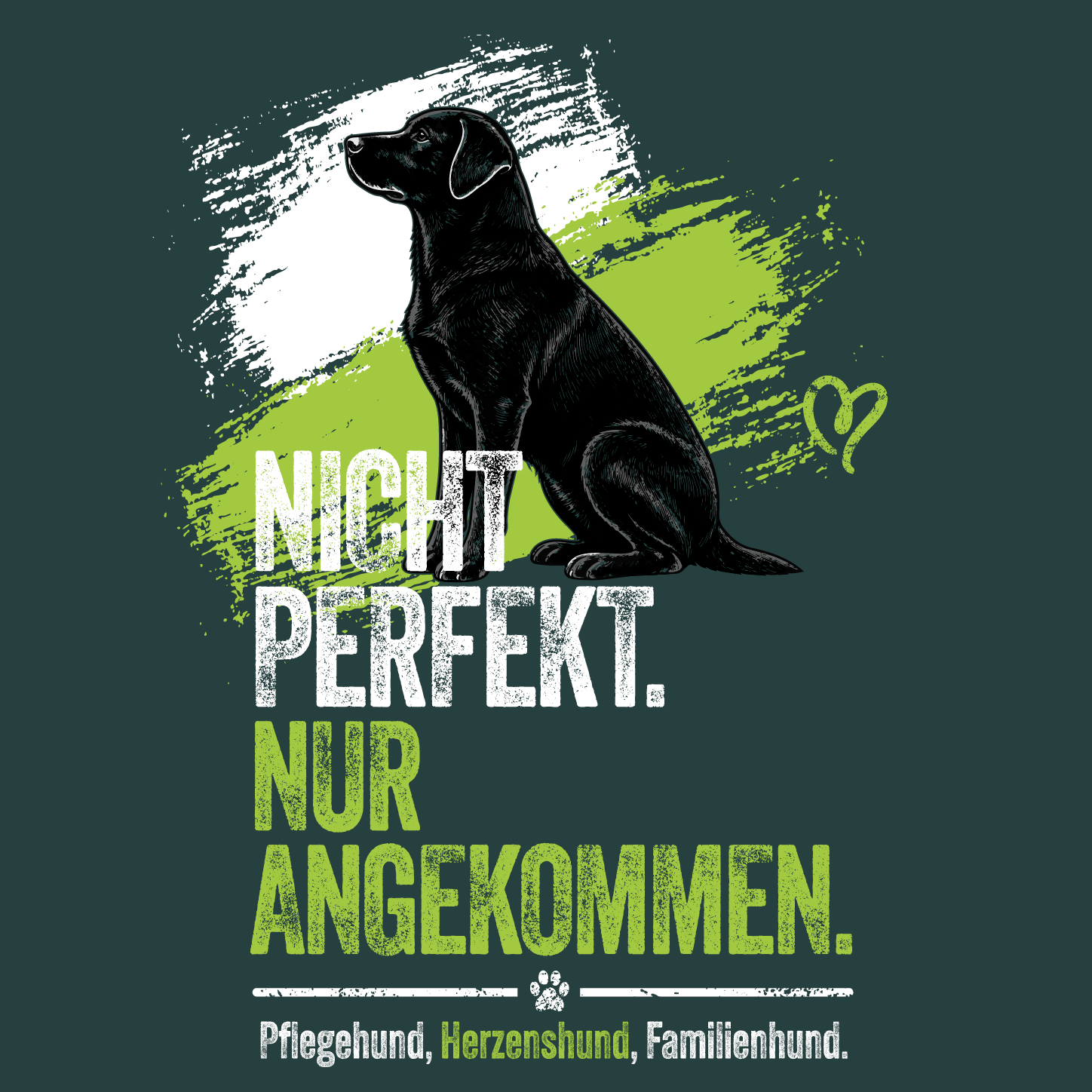 Ladies´ Long Slub Tee – "Nicht perfekt. Nur angekommen."