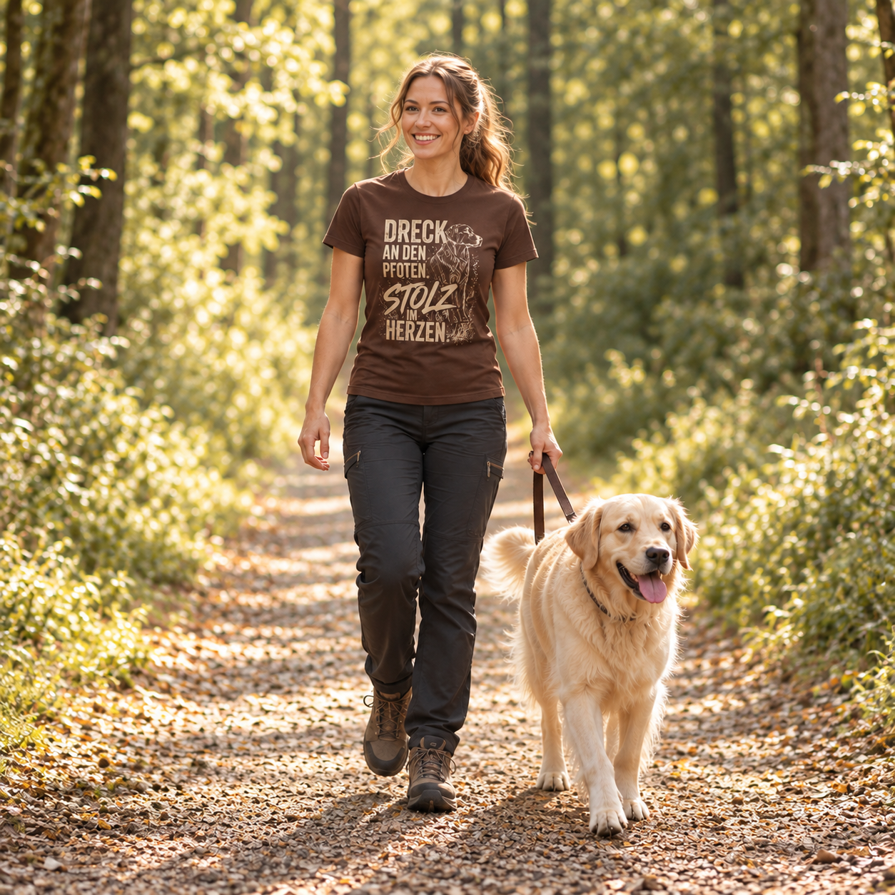 T-Shirt „Dreck an den Pfoten – Stolz im Herzen“ (Damen & Herren)